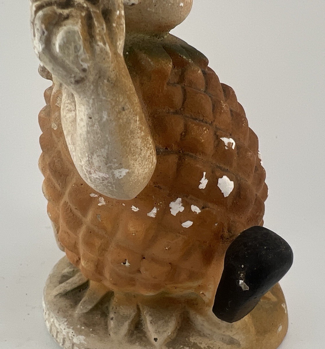 Vintage 1942 Peedee Carlton Ware Fruit Kids Penny Pineapple Chalkware Figure