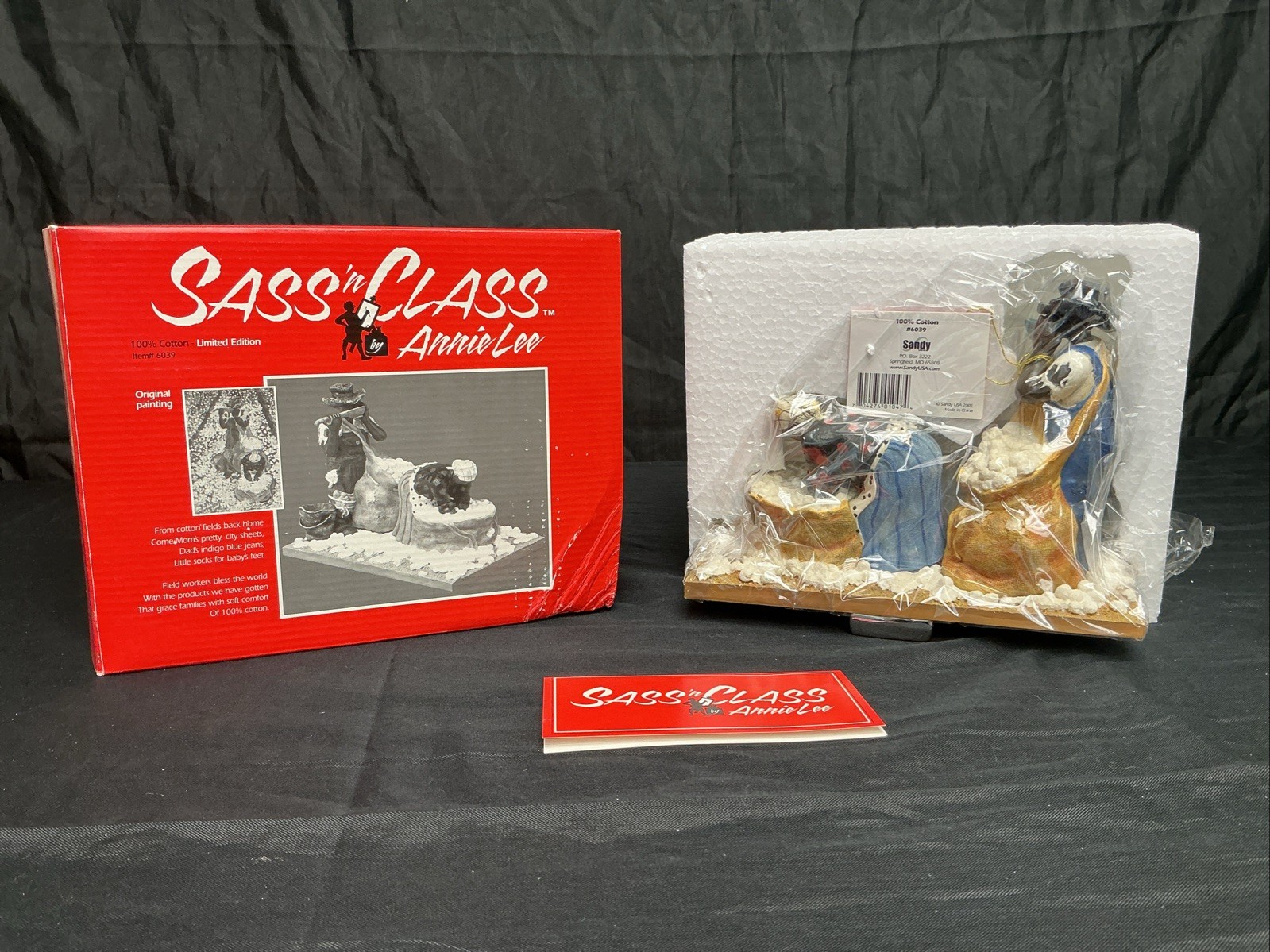 Sass n Class Annie Lee 100% Cotton Limited Edition #6039 NEW 0281 of 3500