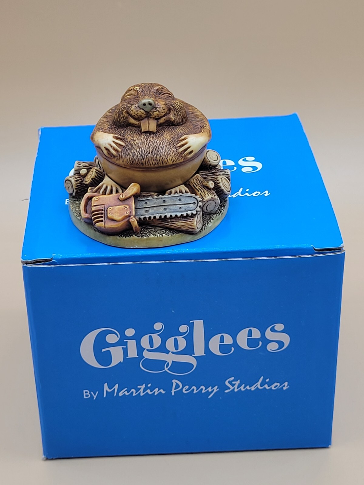 Harmony Kingdom /Ball Giggles “Dam Buster” by Martin Perry Studios 2003 Figurine
