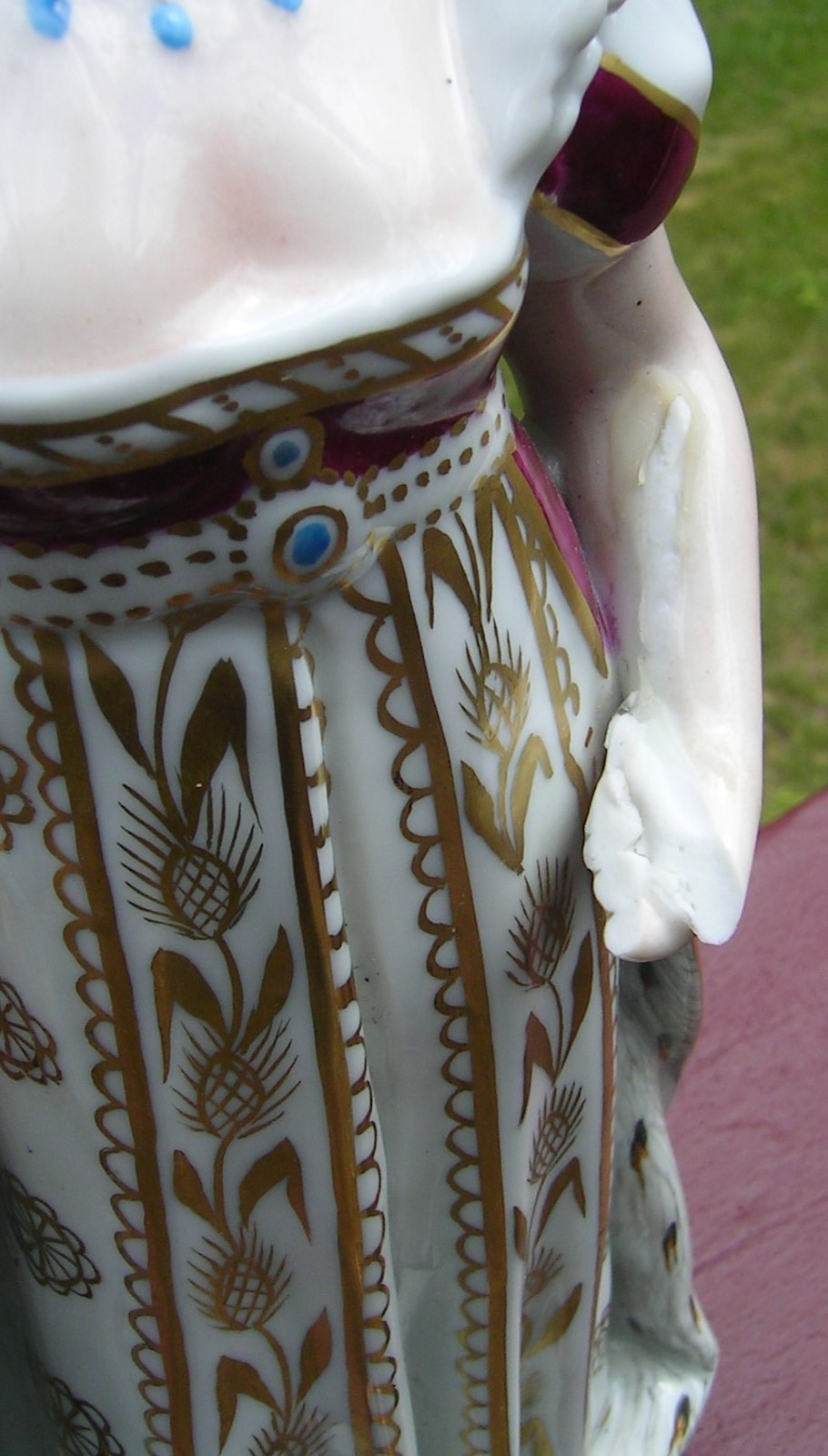 Antique Paris Porcelain Napoleon and Josephine Figures Pair