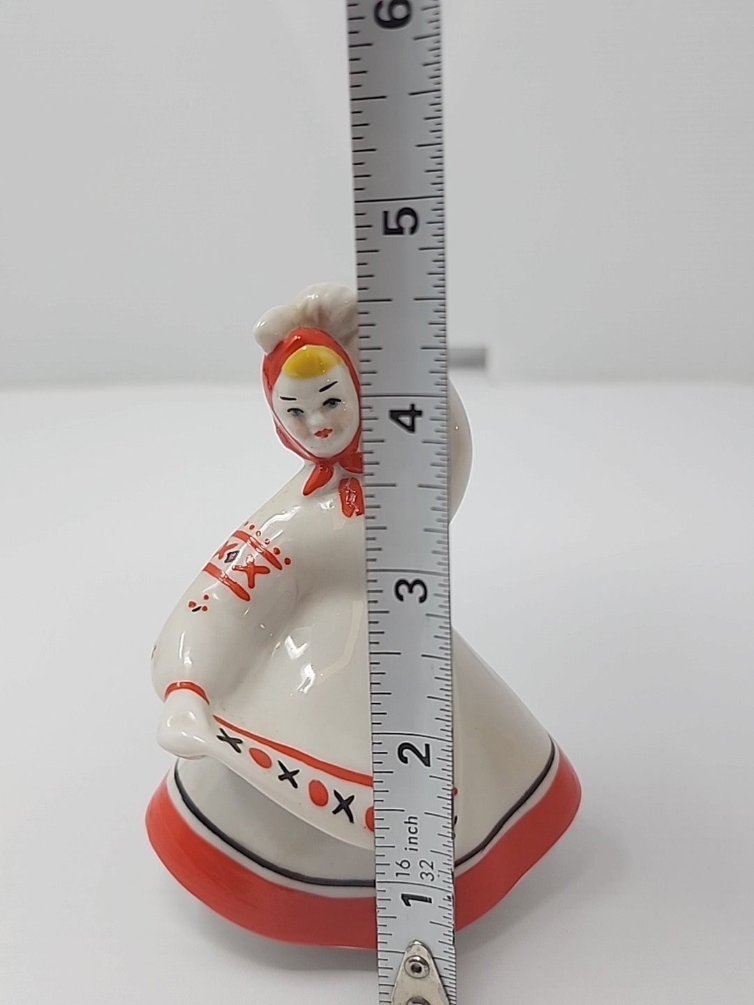 Soviet Ukraine Porcelain Figurine Dancing Girl Vintage