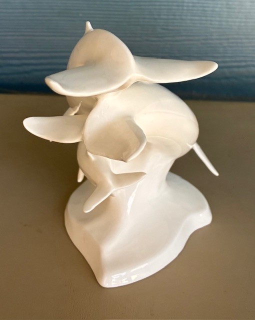 Royal Doulton White Baleen Whales Figurine Images of Nature 1996 First Born