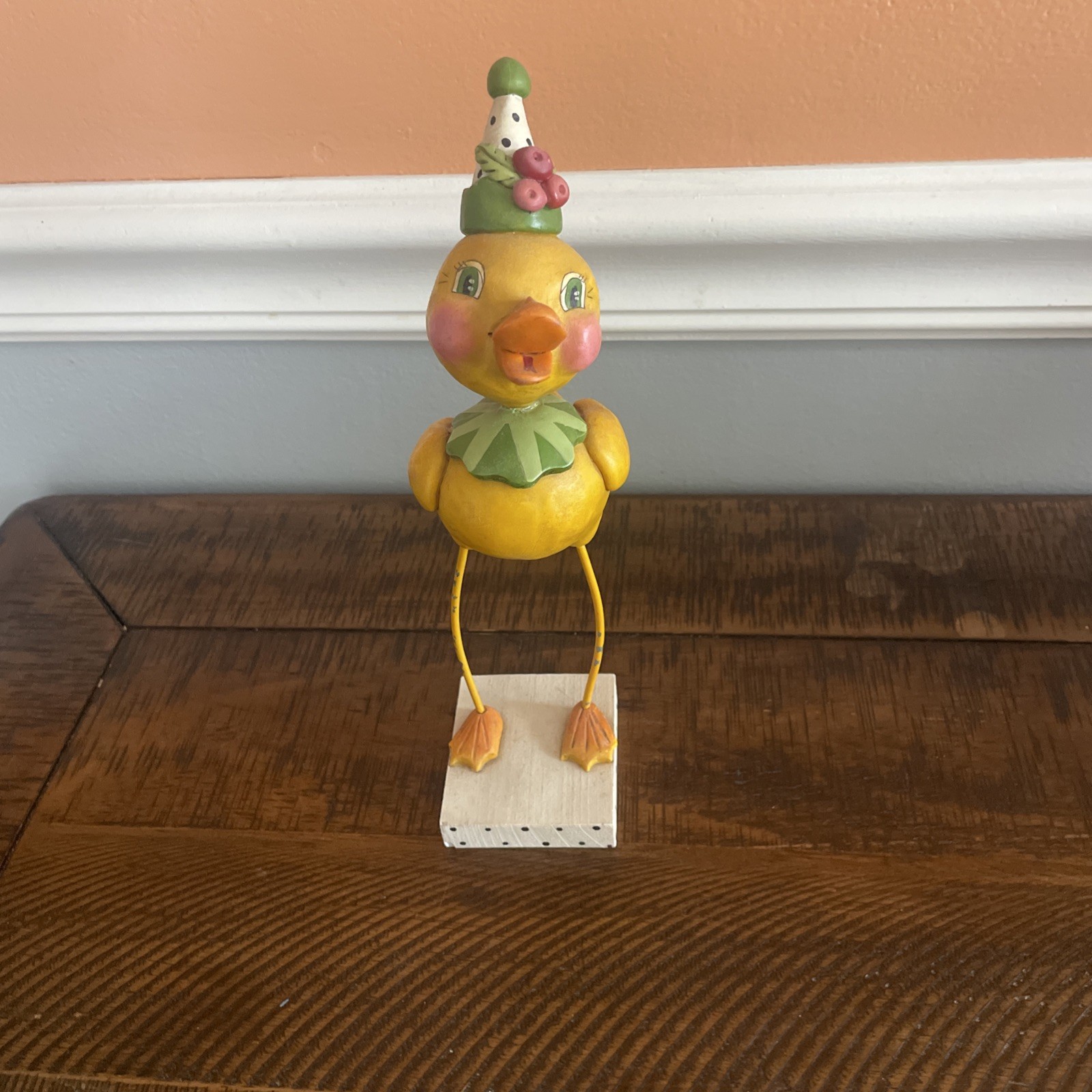 PUMPKINSEEDS “SQUABBLES” FOLK ART DUCK BY JANELL BERRYMAN