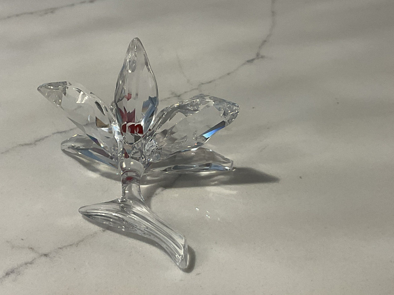 SWAROVSKI ORCHID FLOWER FIGURINE