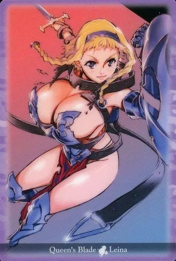 Queens Blade Reina Anime Trading Card S01 Used Collection Cardgum Ver.1.0