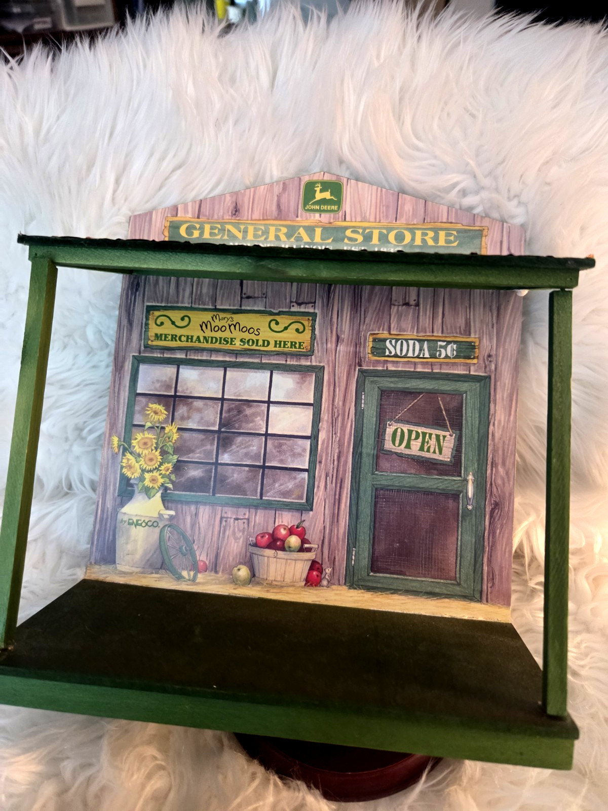 Mary’s Moo Moos John Deer General Store Display + Boy/Combine Enesco Rare HTF