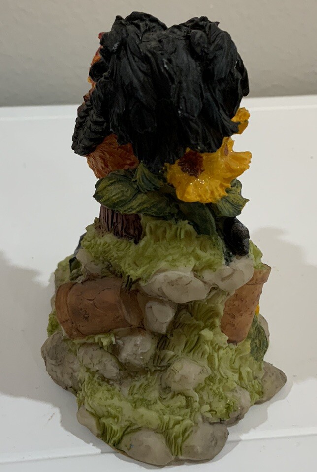 Vtg K’s Collection Resin Summer Rooster Chicks Sunflower Snail Shovel Figurine