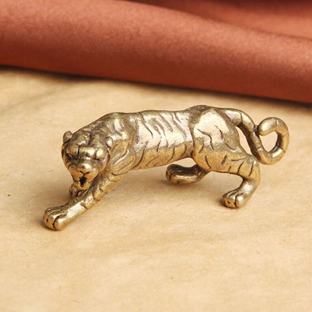 Vintage Solid Brass Figurine Small Statue Home Ornament Figurines Collectibles