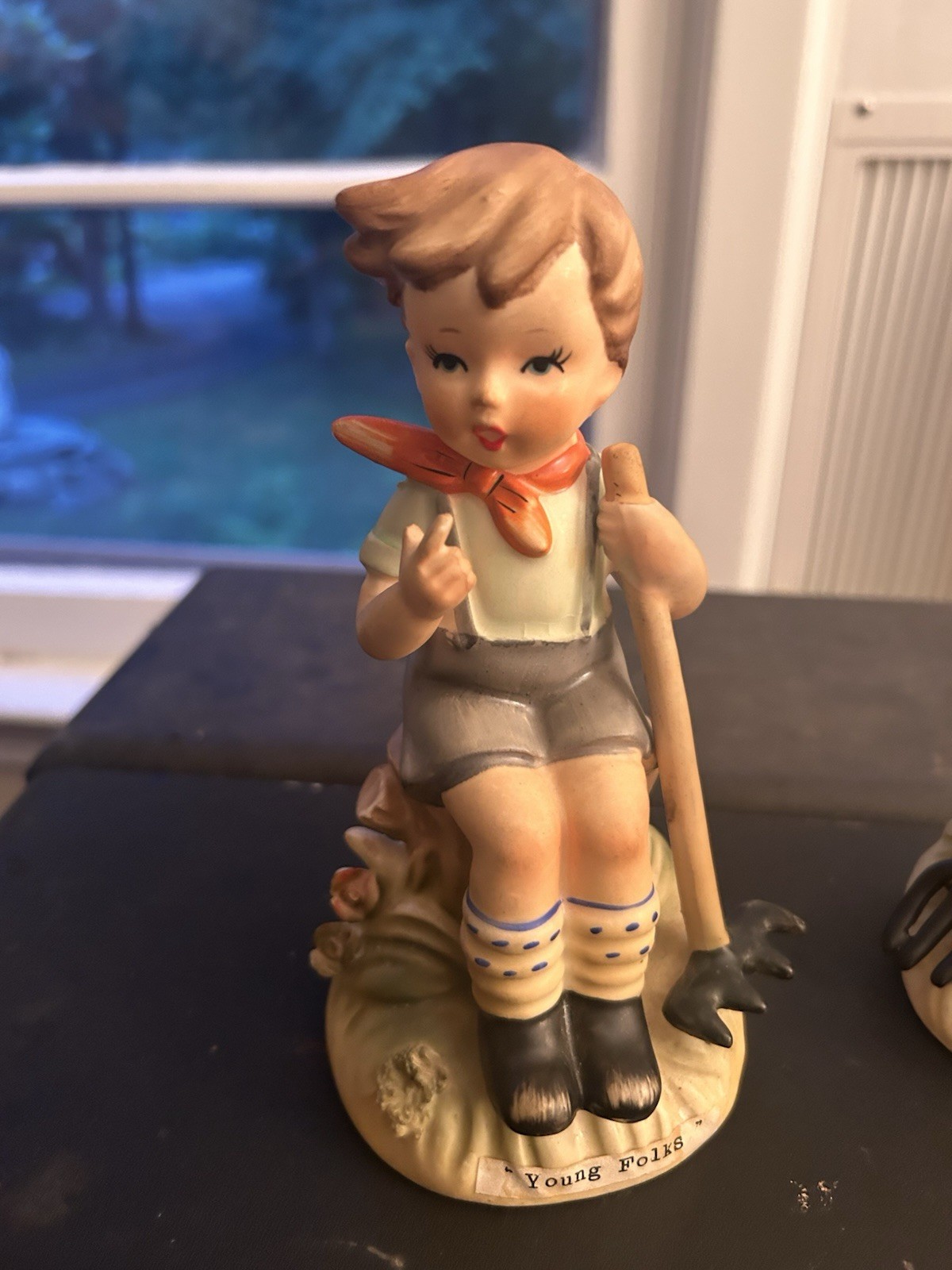 Charming Vintage Erich Stauffer Gardeners Figurines Set of 2