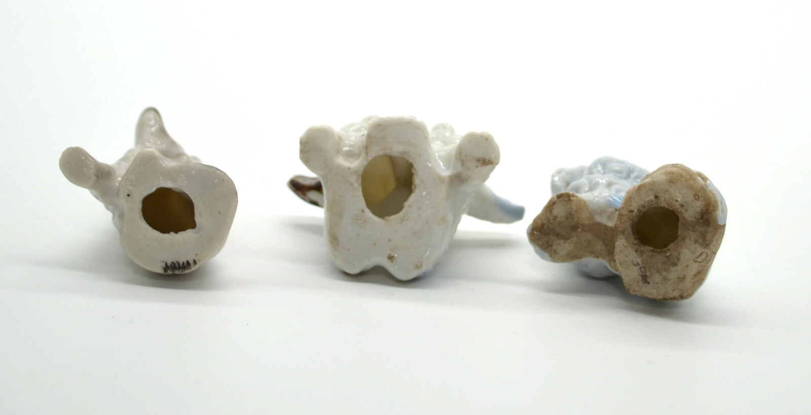 Ceramic Dogs Made in Japan 1-½”-2” Tall Set of 3 D-10