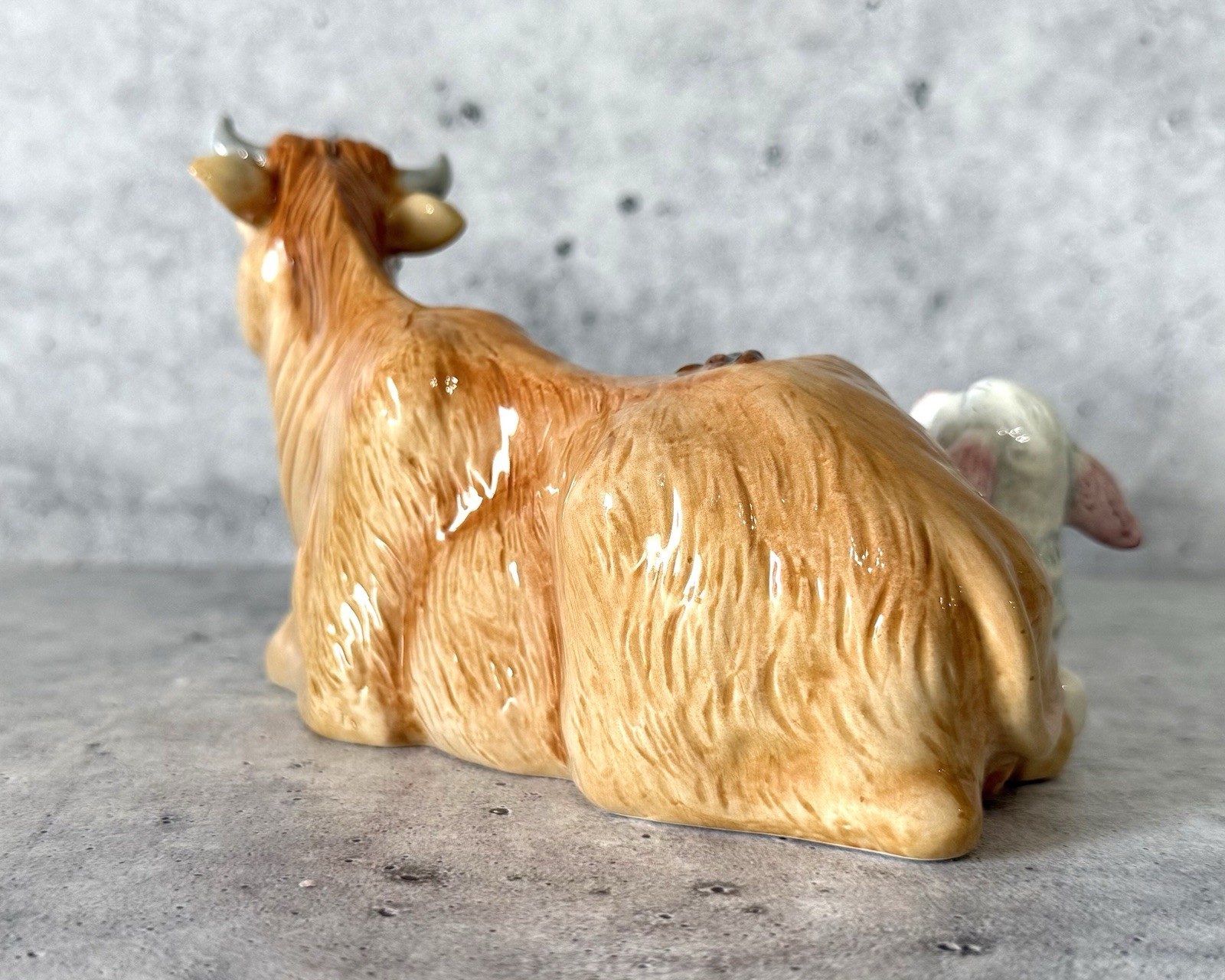 Fitz & Floyd Nativity Oxen & Lamb Classic 6.5 ” 19/208 In Box MINT
