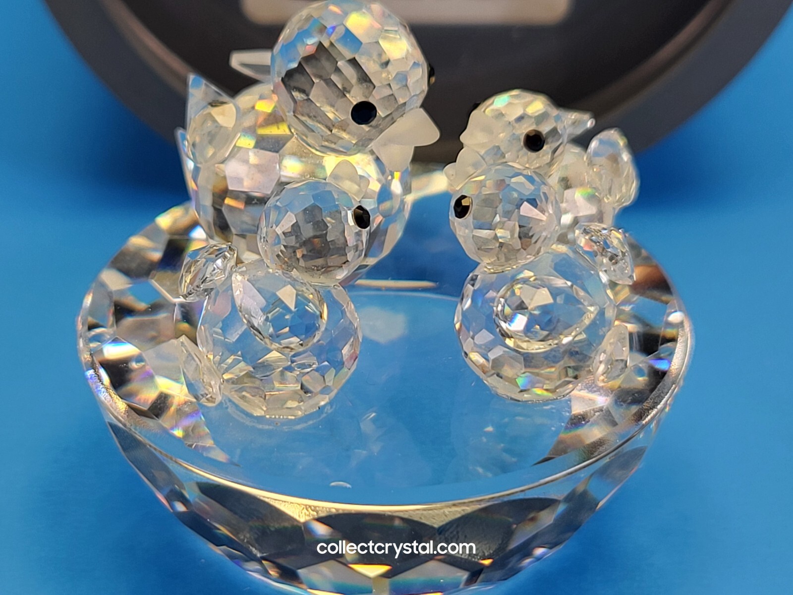 Swarovski Birds’ Nest MOM & Babies # 7470050000 or # 013842 Retired MIB Complete