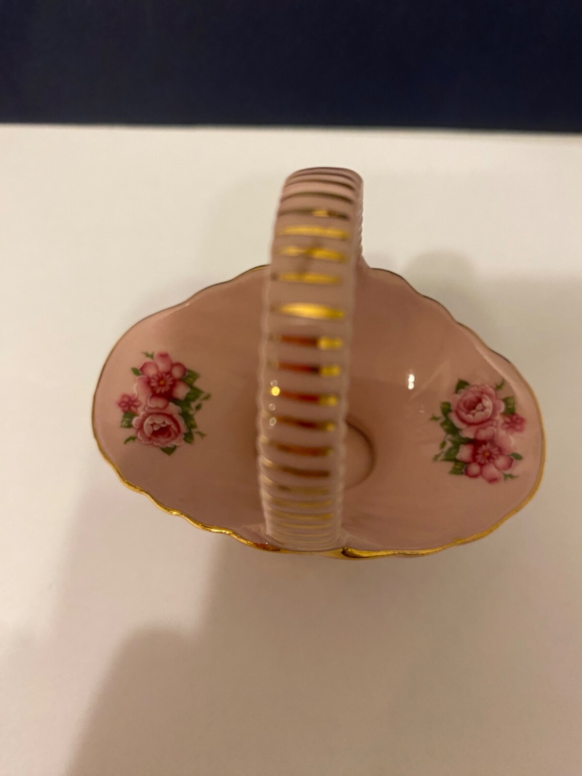 pink porcelain czechoslovakia