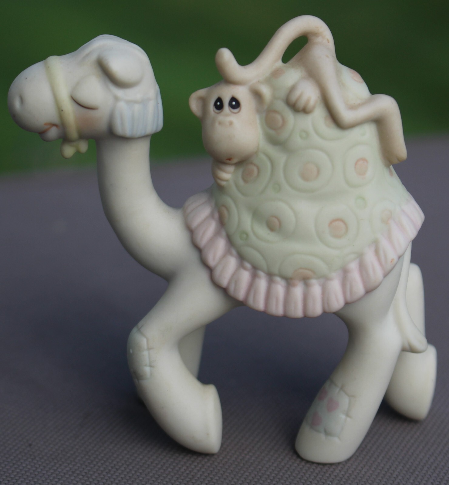 Precious Moments 1993 “Hope You’re Over the Hump” Figurine # 521671 camel monkey