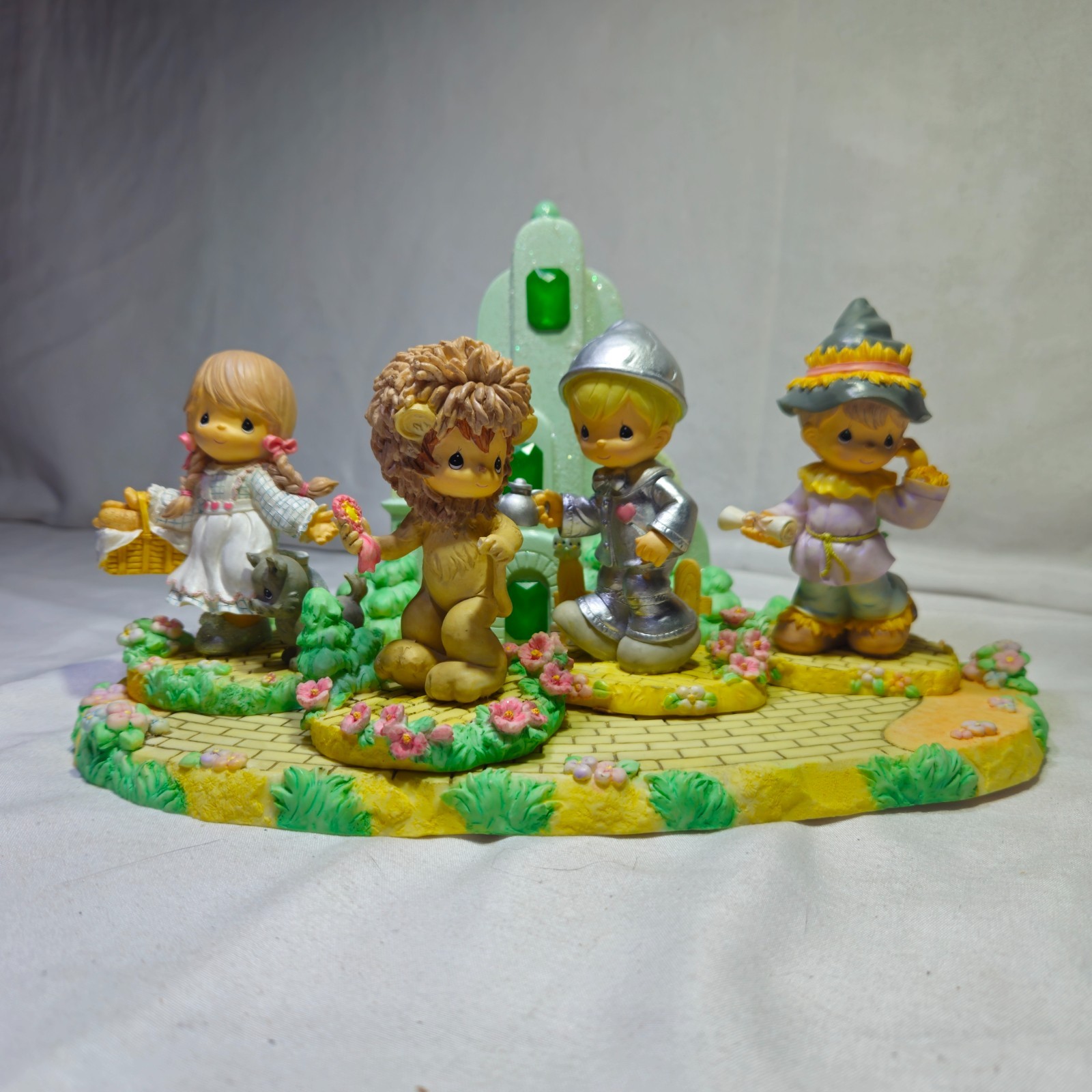 Precious Moments Wizard Of Oz 5pc Set Dorothy Scarecrow TinMan Lion No Box Certs