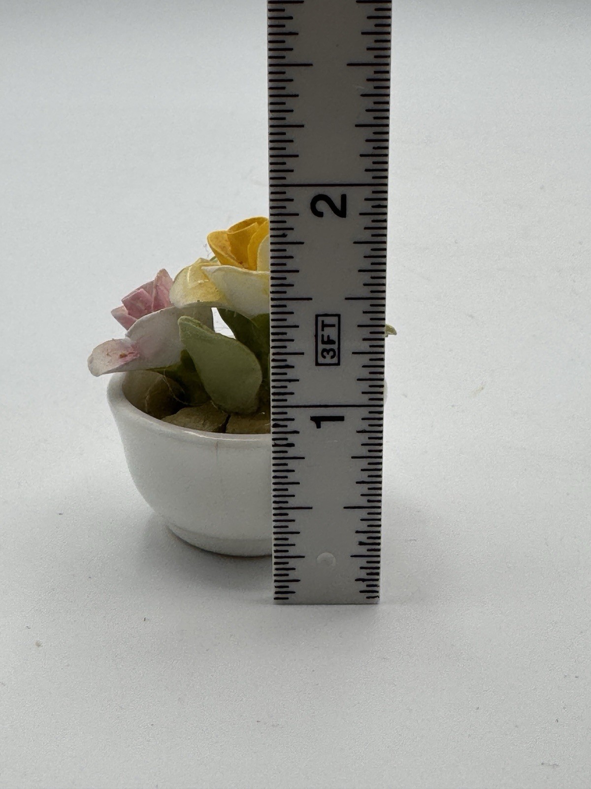 vintage Coalport Bone China bouquet of flowers white pot 1750 England