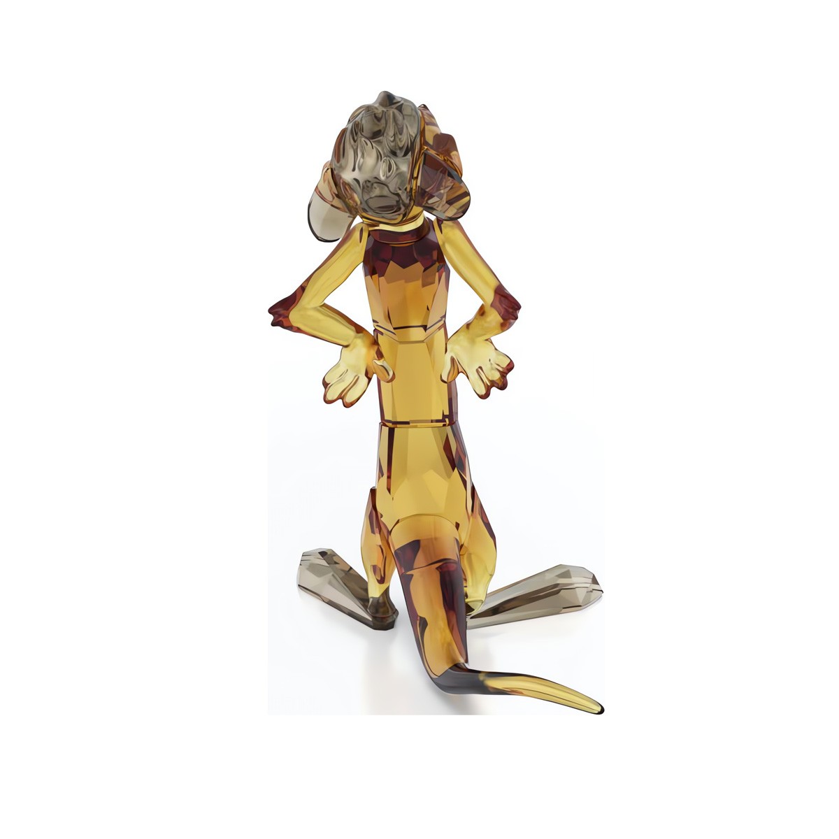 Swarovski Crystal The Lion King Timon Figurine Decoration, Brown, 5680916