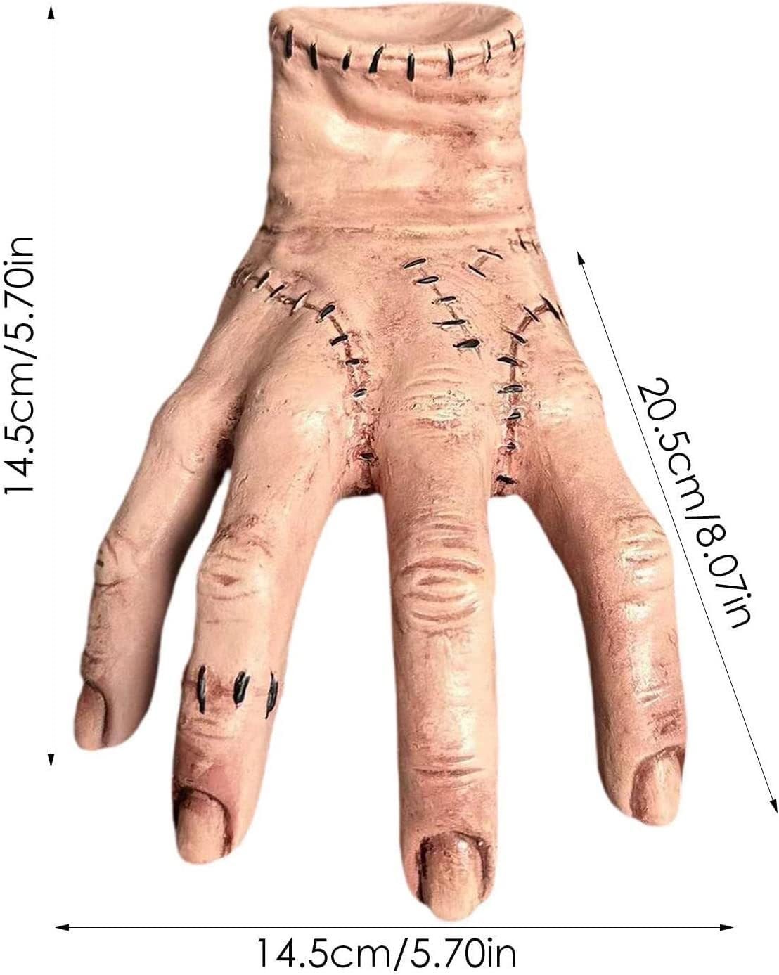 Creepy Hand Costume Prop Latex Fake Hand Halloween Cosplay Decor