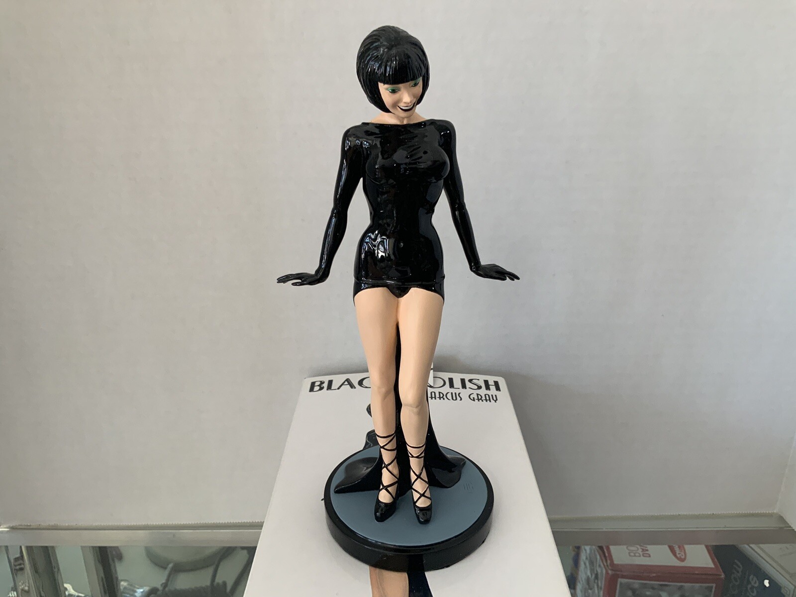 Black Polish Iconia Marcus Gray Statue Adult Collectible Explicit Rare HTF New