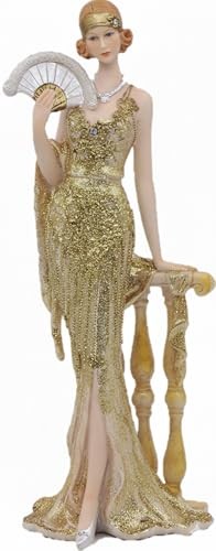 Comfy Hour Glamour Elegance Victorian Style Lady Collection Luxury Lady with Fan