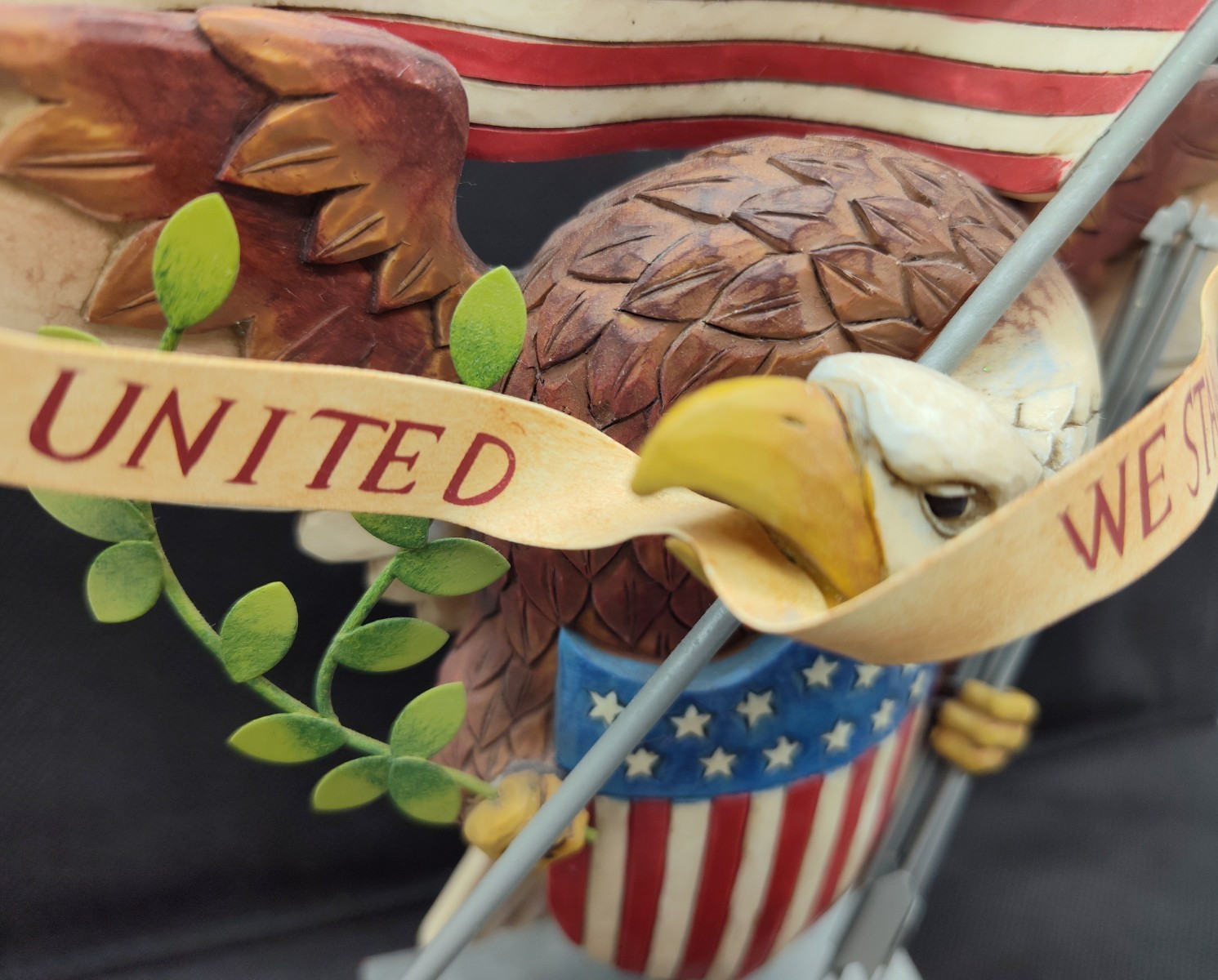 Jim Shore United We Stand Eagle Heartwood Creek 4013282 Statue Figurine 2008