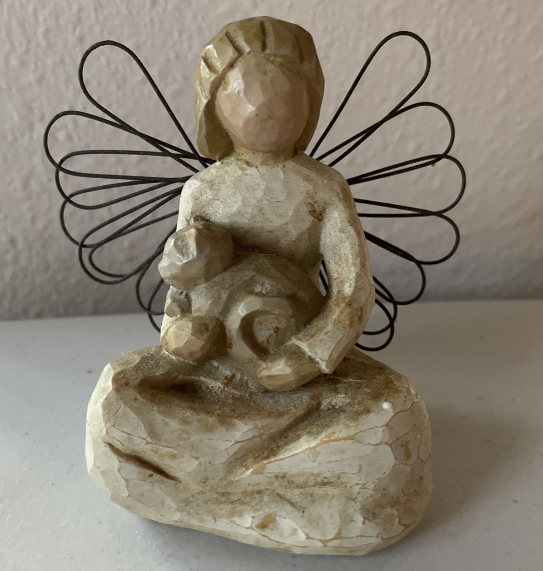 Vintage WILLOW TREE Figurine “Angel Of Kindness” By Susan Lordi For DEMDACO 1999