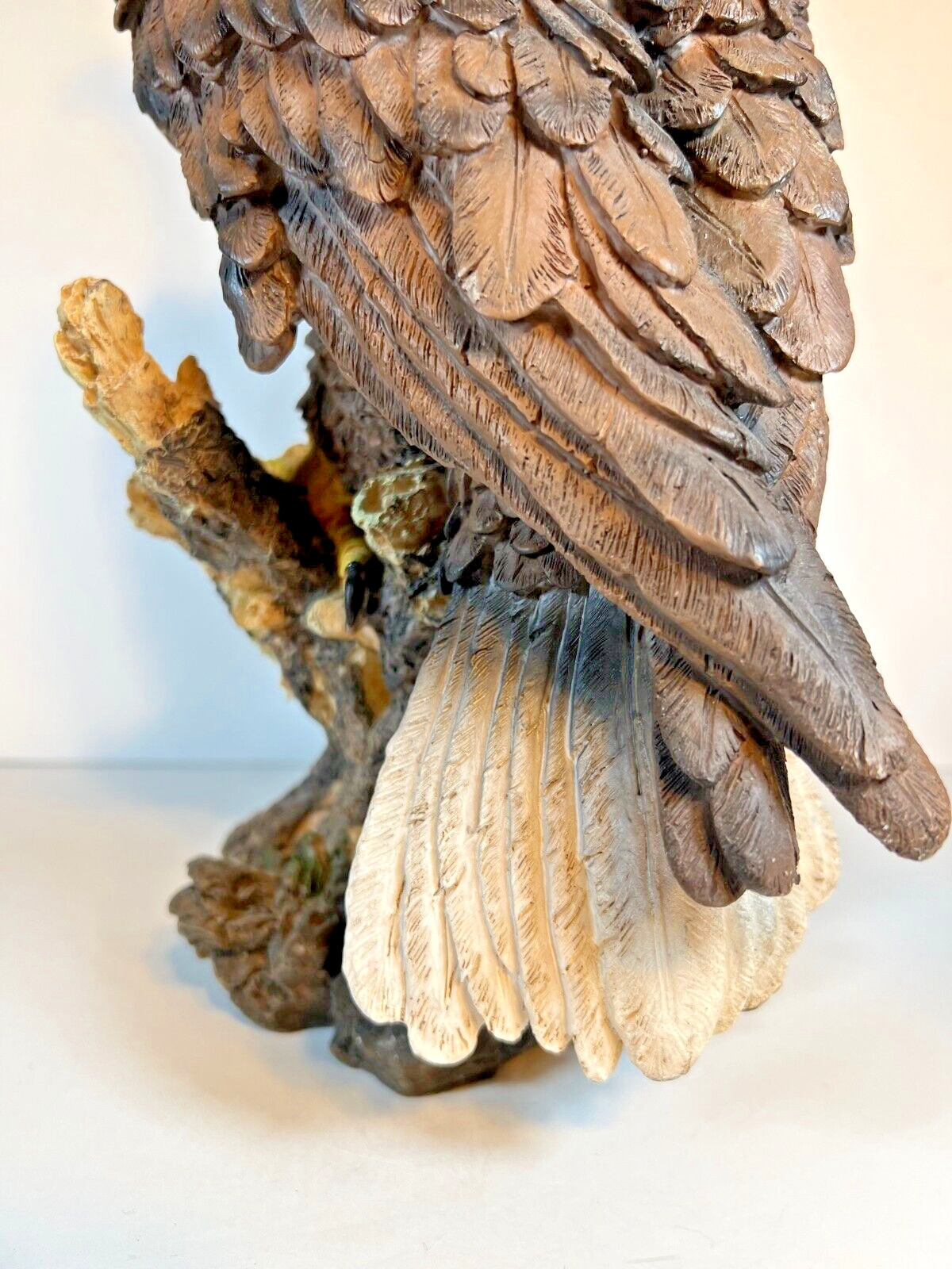 Large American Bald Eagle Composite Sculpture. 16.25″ tall