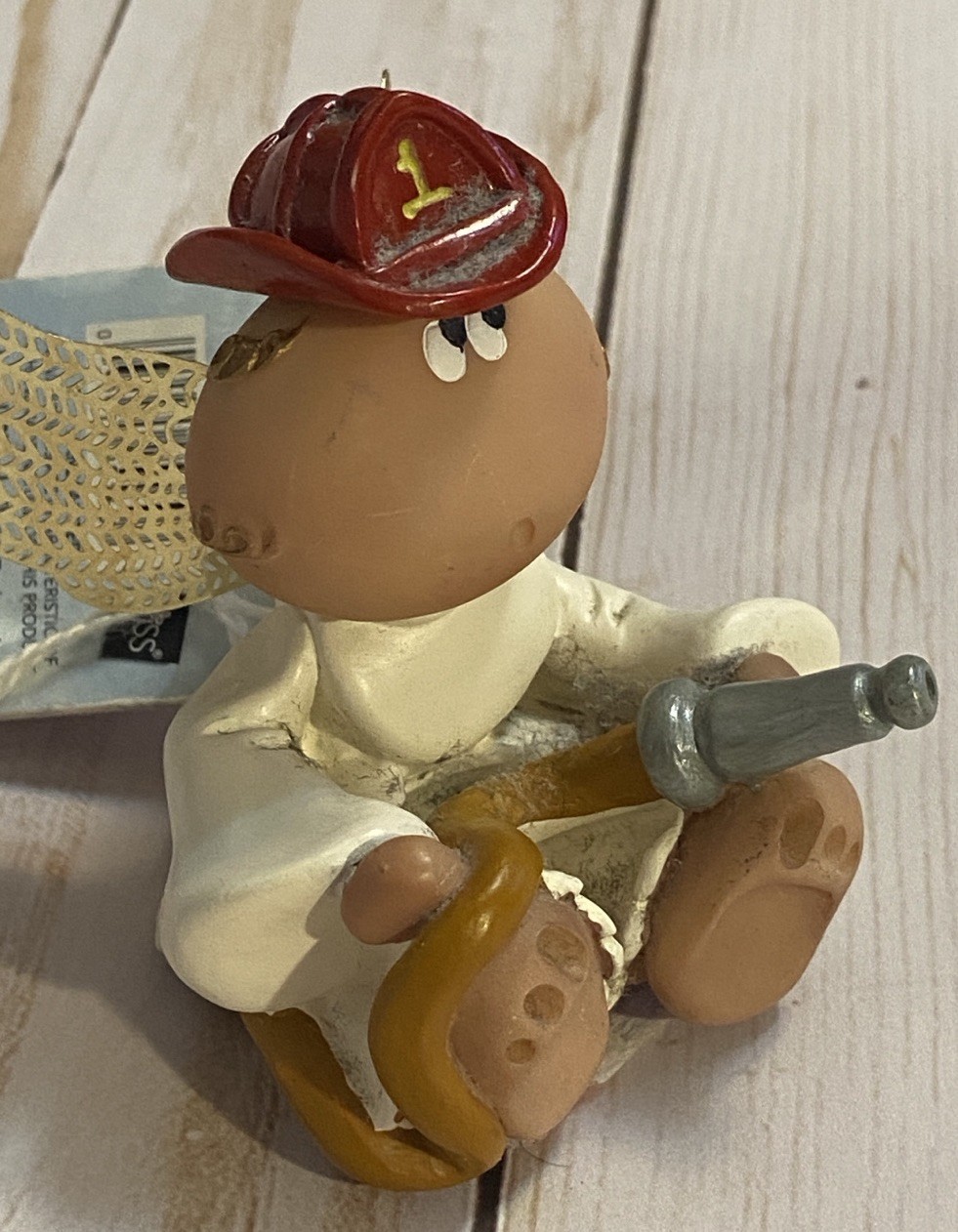 Kirk’s Kritters Angel Cheeks Fireman Firefighter Russ Berry 2001 #25160 Has Tag