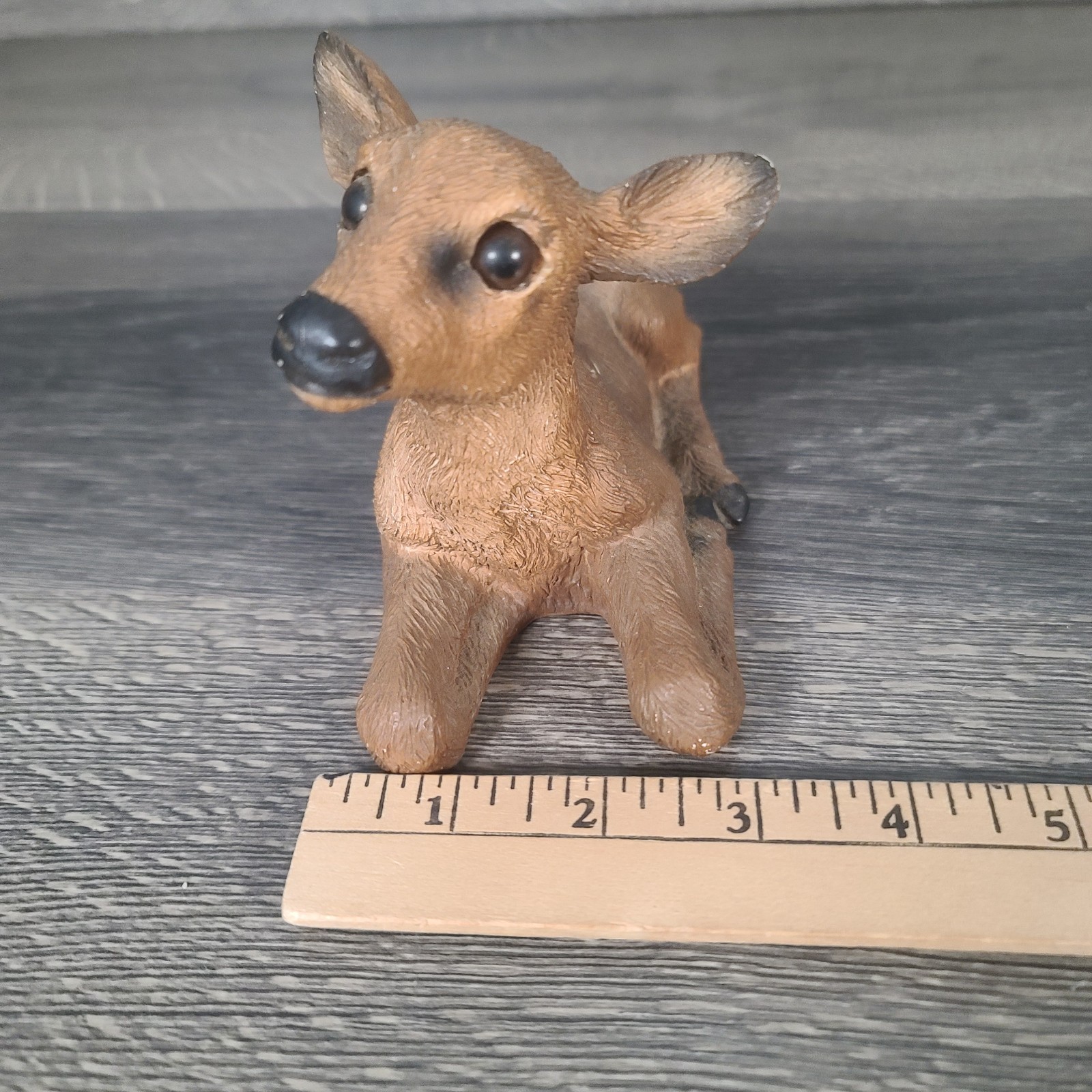 Vintage Homco Deer Family 1985 Lot of 3 Doe and 2 Fawns