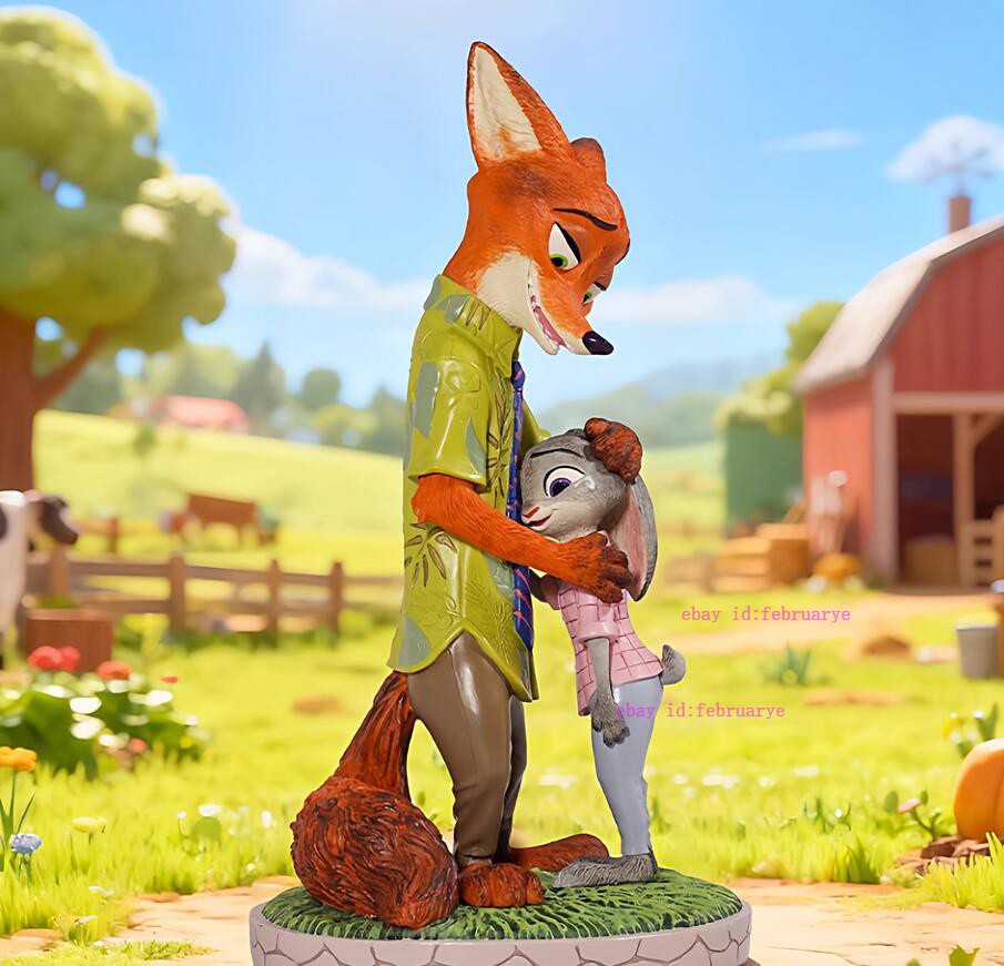 Enesco Toy Zootopia Judy And Nick Comfort Collectible Display Statue In Stock