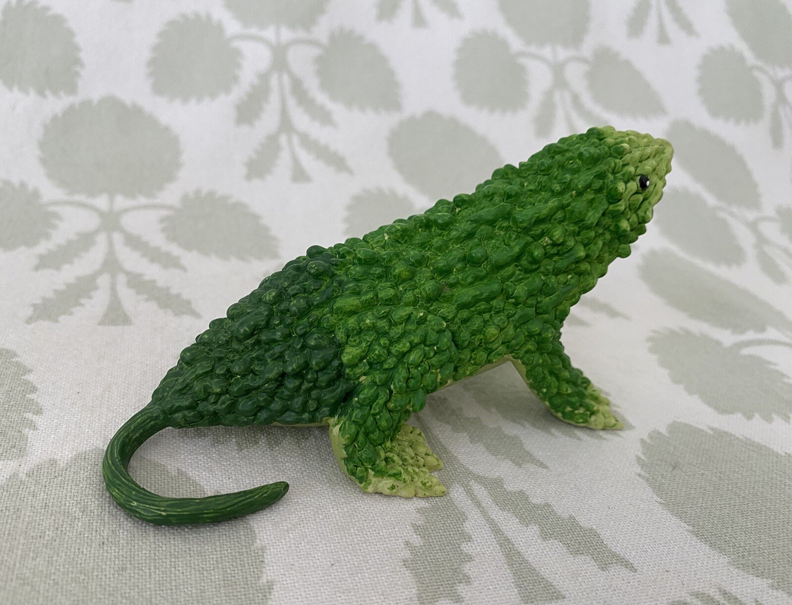 Enesco Home Grown Bitter Gourd Lizard Figurine *No Box* Some Damage