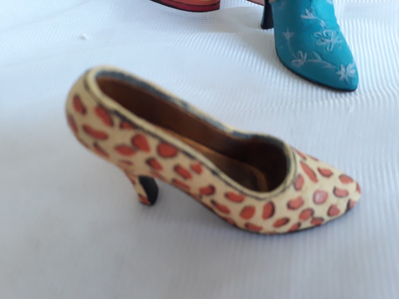 Miniature Decorative Shoe Collection Lot of 10 Various Styles Colors Resin Fun!