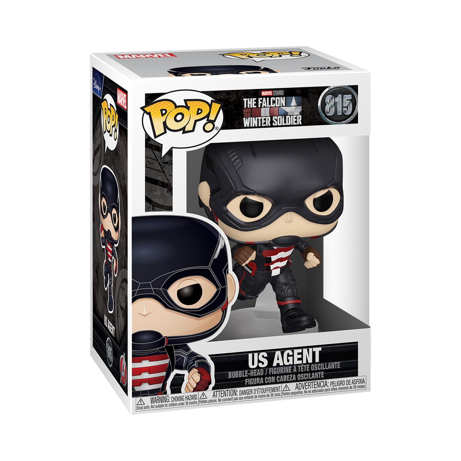 Funko Pop Marvel: 815 Falcon And The Winter Soldier US Agent Standard Brand New