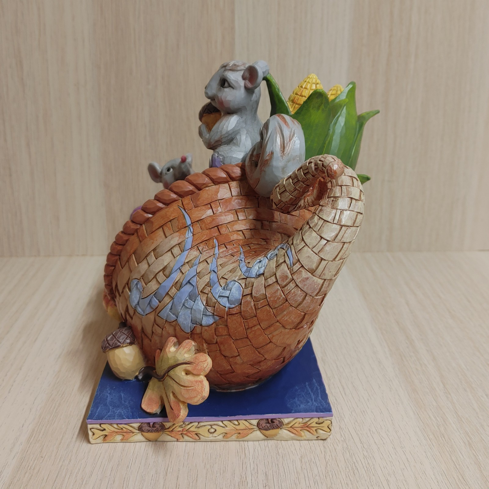 Jim Shore “A Harvest Of Blessings” Figurine Cornucopia Fall 2016 #4053855 No Box
