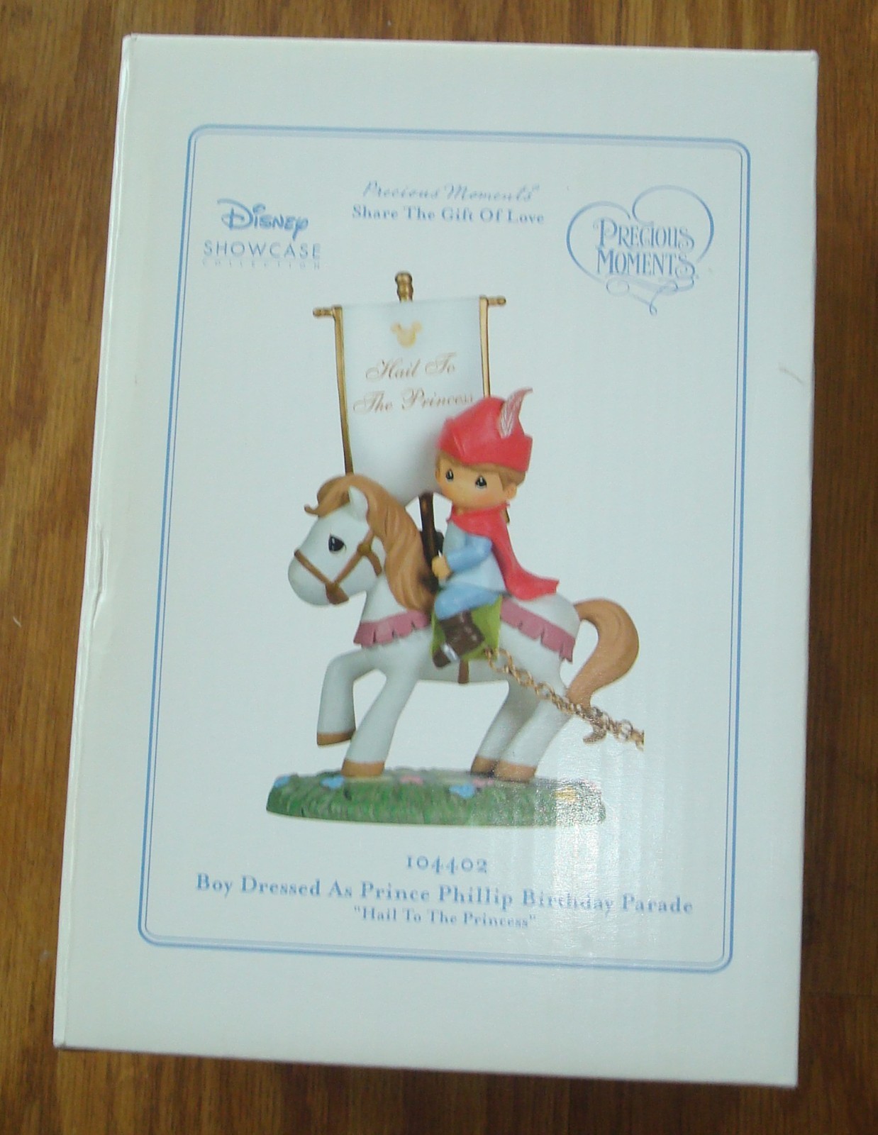 Precious Moments Disney Parade Prince Phillip Hail to the Princess w/Box 104402