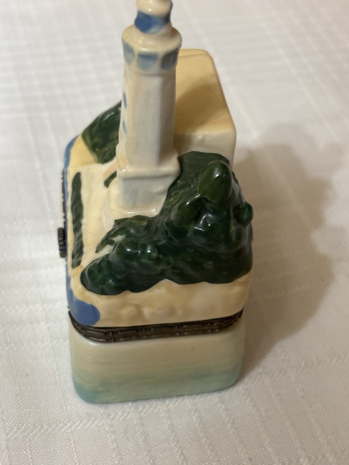 Vintage 80’s Lighthouse Collection Alcatraz, CA Souvenir Hinged Trinket Box