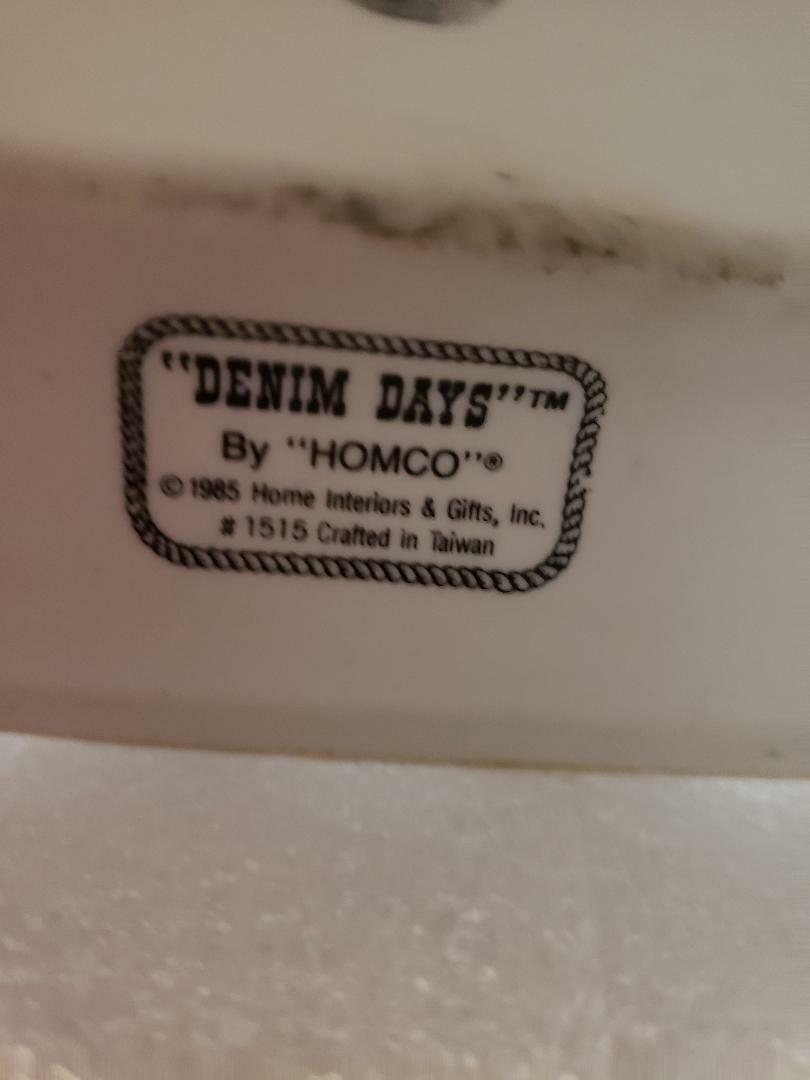 HOME INTERIOR DENIM DAYS 1985 ” DEBBIE’S DAD ” # 1515