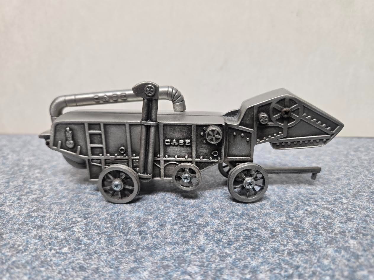 Spec-Cast Pewter IH Case Thresher 150th Anniversary Farming Tool Nice!!