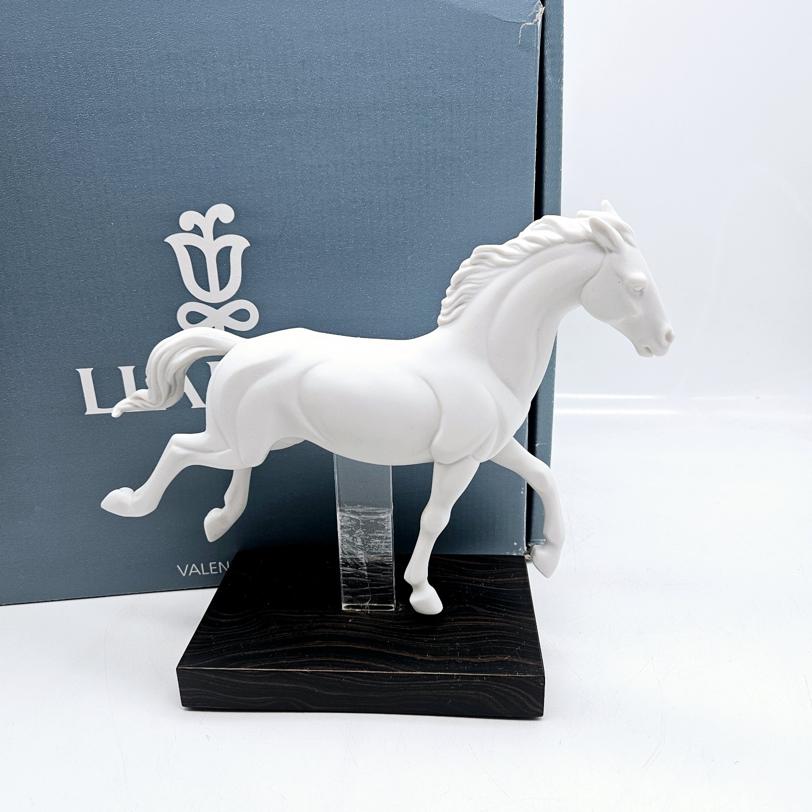 Lladro 6955 Movement Horse Gallop II Porcelain Figurine Matte 8″ in Box