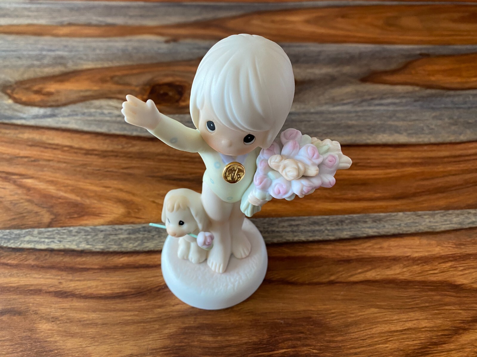 Precious Moments – 3 “Victory” Gymnast Figurines – Frequent Buyer Program 1997