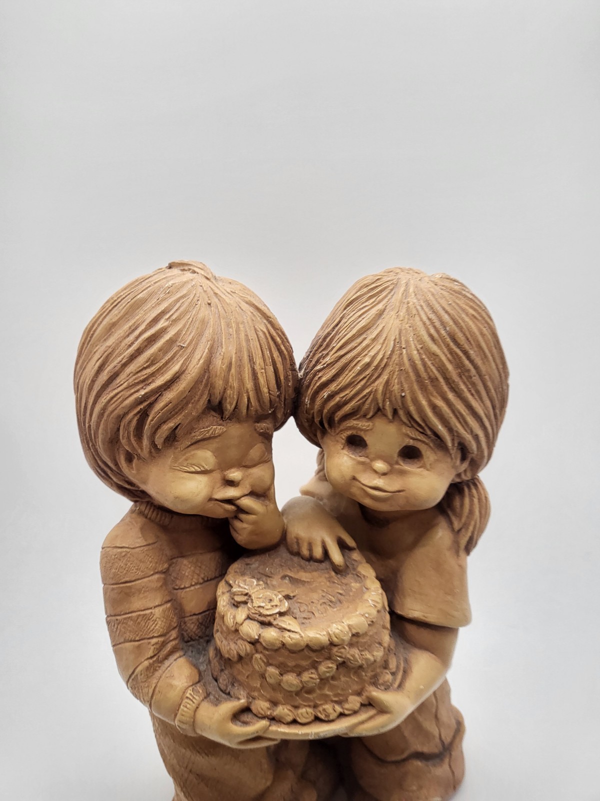 Vintage Bill Mack Fannykins Happy Birthday Boy Girl Cake Figurine 8.5 Inches