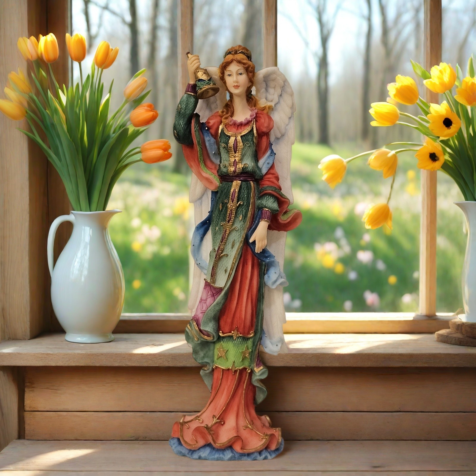 Lenox Angel of Freedom Angels of Life Figurine 1998 11.5″ Vintage Handcrafted