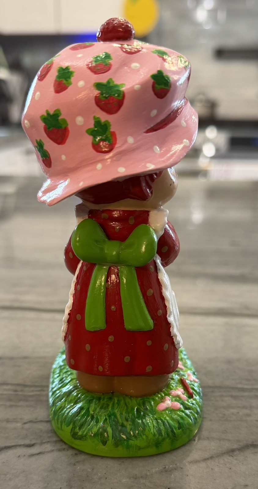 Precious Moments altered into 1980’s Strawberry Shortcake
