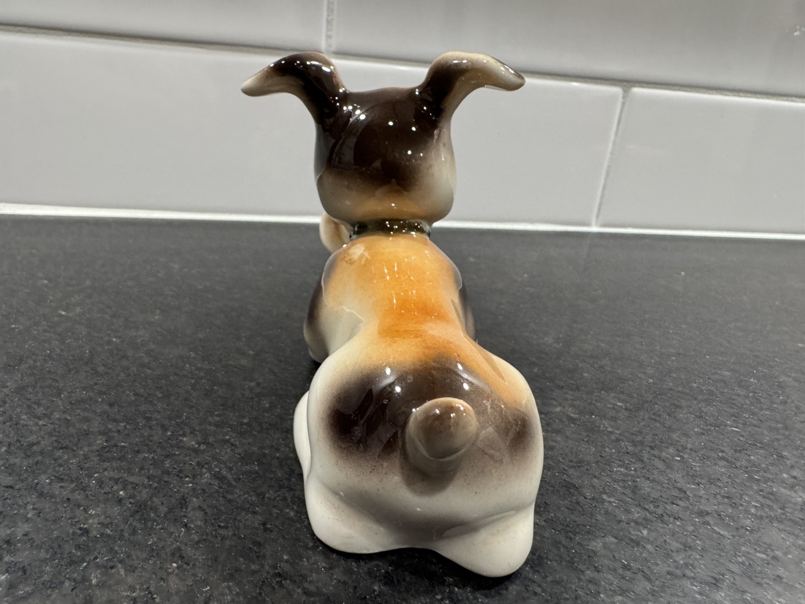 Occupied Japan Porcelain Cartoon Dog Figurine