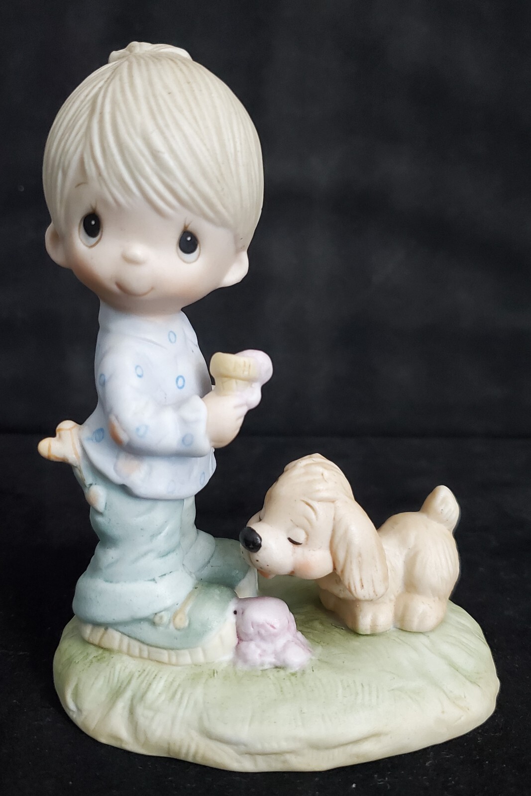 1976 Original 21 Jonathon&David Precious Moments PRAISE THE LORD ANYHOW E-1374B