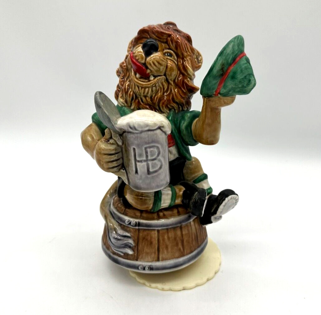 Hummel Goebel 1971 Lion Octoberfest Music Box Working L Munich 46 Swiss Movement