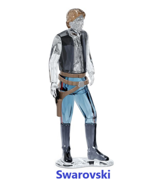 🛸Swarovski Crystal 2021 Limited Ed., Disney “Star Wars”, Han Solo Figurine, NIB