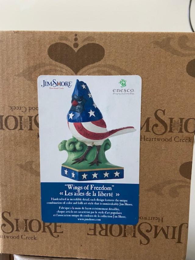 Jim Shore 4th of July Wings of Freedom #6010560 5″ Tall (FREE SHIPPING)