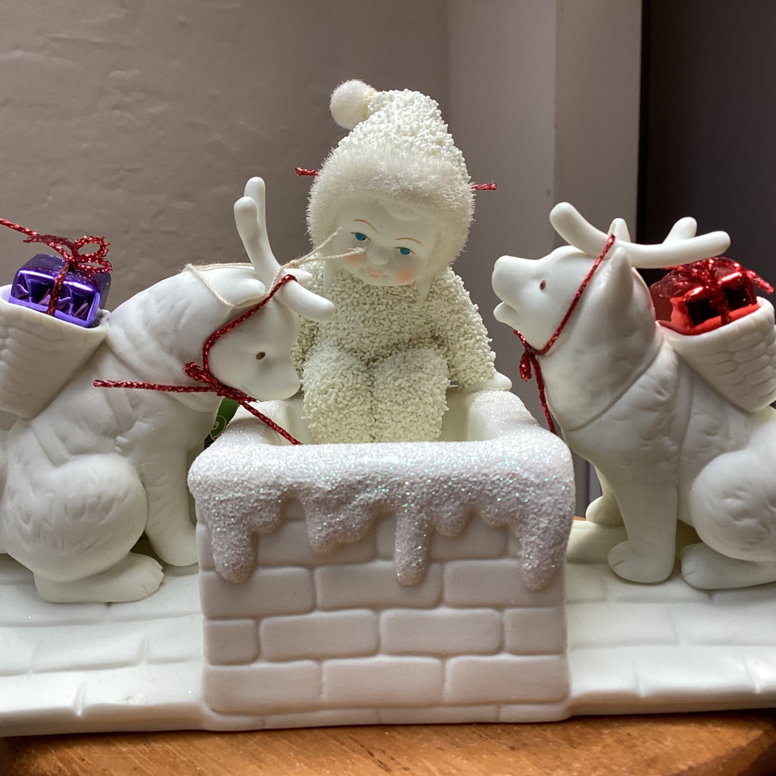 Snowbabies – 2007 Santa’s Helpers #67922 Limited Prod. With Original Box & Tag
