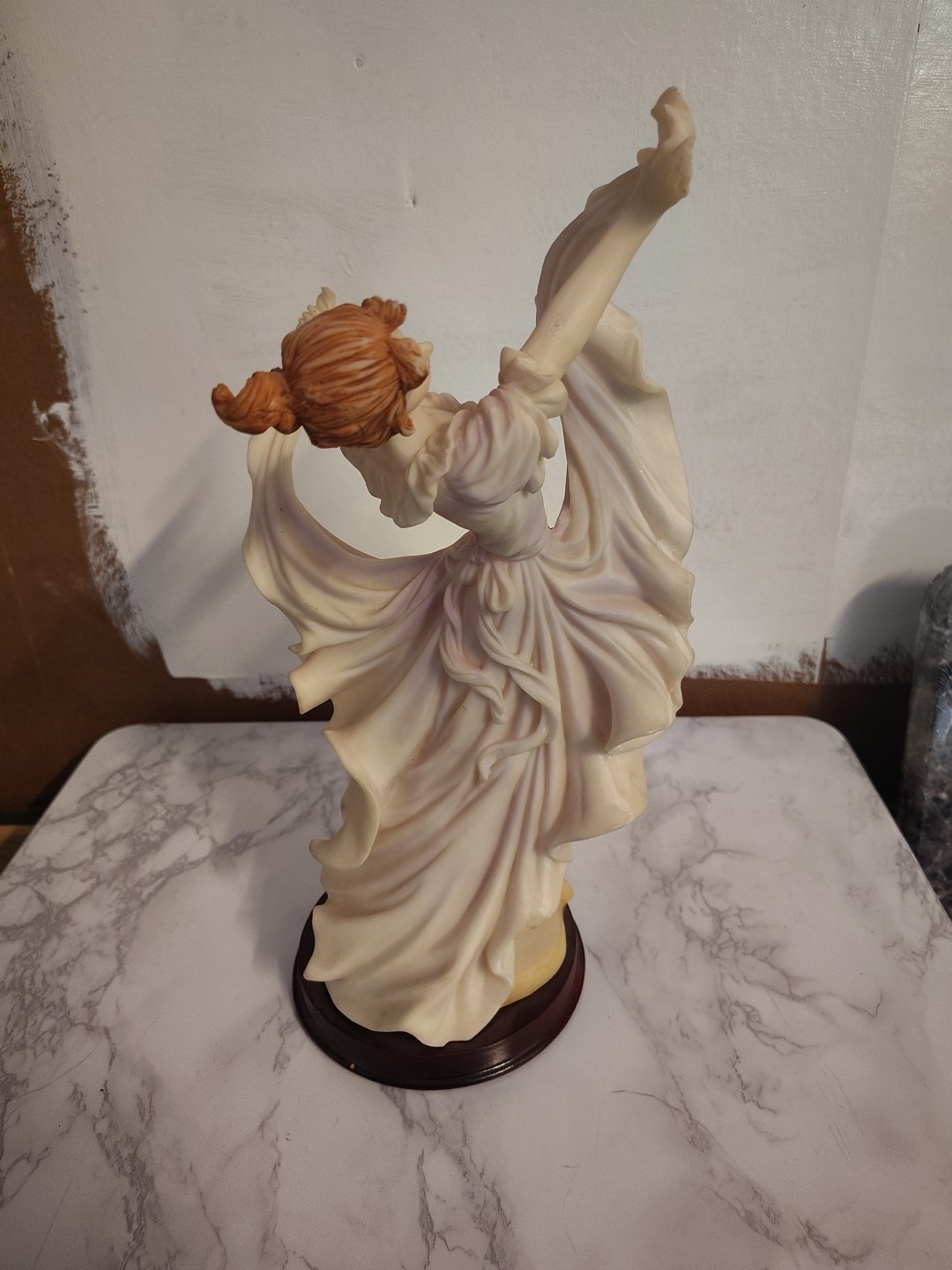 The Monnet Collection “Dancing Woman” In Light Purple Dress Statue – 13.5″